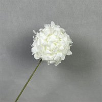 Großhandel High-End Single Silk Hortensie Bulk White Hortensien für Halloween Back School Chinesisches Neujahr für Wand dekorationen