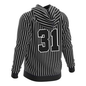 Nouveauté OEM ODM : Sweat à capuche oversize de sport pour homme, idéal pour la course et le fitness, collection automne ; Vestes de baseball et survêtements personnalisés imprimés - Product Image 2