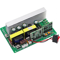 Modul Inverter gelombang modifikasi daya tinggi 600W, papan daya 12V ke 110V/220V yang dapat disesuaikan, penguat DC-AC