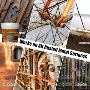Convertisseur de rouille et apprêt métallique 2-en-1 – Peinture anti-rouille pour métaux corrosés – Revêtement anti-corrosion – Peinture à la rouille – Inhibiteur de corrosion - Product Image 6