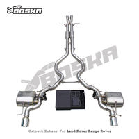 Système d'échappement à soupapes OEM Boska, collecteur d'échappement et silencieux arrière pour Land Rover Range Rover Sport SE V6 3.0T 2013-2022, en acier inoxydable SUS304