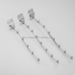 Hot Sale Free Samples Metal <b>Chrome</b> Pegboard <b>Hook</b>/ Price Tag Wire Display <b>Hooks</b> - Product Image 2