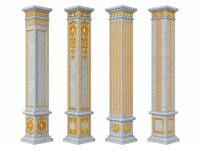 Offre Spéciale : Moule en plastique ABS pour colonnes romaines décoratives rondes et carrées – Créez des piliers élégants facilement pour votre maison