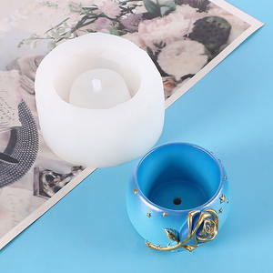 Moule en silicone pour <span class=keywords><strong>pot</strong></span> <span class=keywords><strong>de</strong></span> fleurs succulentes en forme <span class=keywords><strong>de</strong></span> rose, prune, corail océanique, pierre parfumée, ornement <span class=keywords><strong>fait</strong></span> <span class=keywords><strong>maison</strong></span>, cendrier, porte-stylo, artisanat - Product Image 6