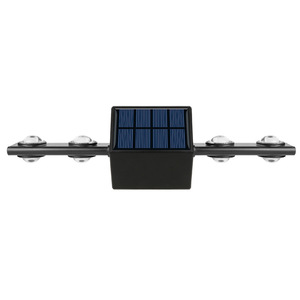 Lámpara Solar de Pared para Exteriores, Tira Larga de Luz LED, Base de Aluminio, Difusor de Policarbonato, Ángulo de Haz de 20 Grados, para Decoración de Cercas de Jardín - Product Image 5