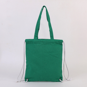 Canvas <strong>Drawstring</strong> <strong>Bags</strong> Reusable Canvas Pouches for Parties Weddings <strong>Drawstring</strong> Backpack - Product Image 1