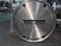 Matrice et manchon d'extrusion en acier H13 à ailettes haute densité pour radiateur dissipateur thermique, tolérance 0,02 mm, 45-55 HRC, modèle WEI LONG 98