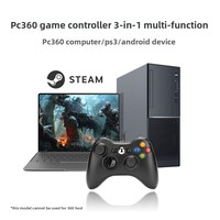 Kontroler Game Kabel X-BOX360 Gaya PC360/X360 Bahan ABS untuk PC untuk Perangkat Android
