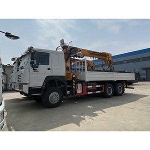 รถบรรทุกติดเครน HOWO โครงรถ HOWO 6x6 ติดตั้งเครื่องเจาะบนเครน - Product Image 5