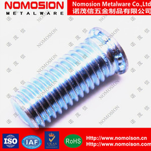 FH-2 # Remache a presión 25-5 de 0.1875 pulgadas de acero al carbono galvanizado con cabeza plana y brida para chapa metálica - Product Image 4