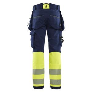 BLAKLADER - 112516488933C146 Pantalón Hi-Vis Elástico en 4 direcciones Azul marino/Amarillo Hi-vis-EAN 7330509912652 ROPA DE TRABAJO DE LA HI-VIS - Product Image 2