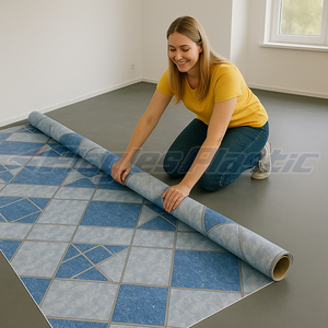 Cao su Thảm Vinyl sàn linoleum CuộN tấm bao gồm PVC sàn <span class=keywords><strong>Mat</strong></span> Sponge nhựa tikar getah lantai tham simili - Product Image 1