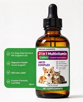Complément Liquide Multivitaminé 21-en-1 en Gros pour Chiens et Chats – Soutient la Santé des Articulations, de la Peau et des Voies Urinaires avec Canneberge – OEM