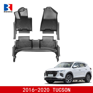 wholesale Factory Custom 5D TPE <b>Rubber</b> Eco-friendly Waterproof Anti Slip 5D Car <b>Floor</b> Mats 3 Pieces for Hyundai Tucson 2016-2020 - Product Image 2