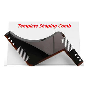 Alta qualità salone personalizzato barbiere parrucchiere <span class=keywords><strong>barba</strong></span> linea di plastica bellezza Styling pettine <span class=keywords><strong>per</strong></span> capelli - Product Image 3