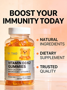 Gomitas multivitamínicas de alta calidad con sabor a melocotón en forma de oso, ayudan a fortalecer la inmunidad y blanquean y nutren la piel. - Product Image 2