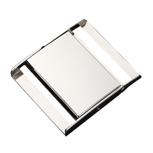 Hebilla de aleación plateada de 45 mm para accesorios de bolsos, cinturones y mochilas - Product Image 4