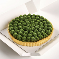 Menu desserts : Tarte au matcha et à la framboise, 850g, gâteau rond crémeux de 8 pouces pour café, restaurant