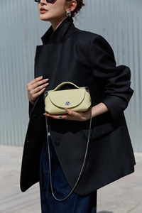Élégant mini sac à main en cuir TC avec fermoir rotatif, sac bandoulière de luxe discret, sac de soirée sans marque, boutique Royaume-Uni <span class=keywords><strong>France</strong></span> - Product Image 5