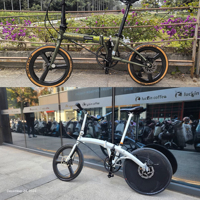 349 Roues de vélo en carbone Jeu de roues ultralégères de 16 pouces-Ingénierie de précision pour les vélos pliants Brompton et les navetteurs compacts