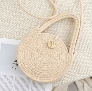 Nouveaux sacs à bandoulière pour femmes mignon coton corde <span class=keywords><strong>sac</strong></span> à main Style à la mode forme ronde <span class=keywords><strong>sac</strong></span> à bandoulière été tissé tressé <span class=keywords><strong>sac</strong></span> fourre-tout - Product Image 3