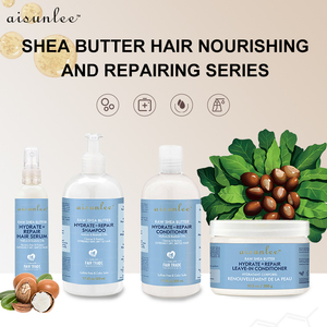 Shampooing et après-shampooing au beurre de karité nourrissant au sulfate sans nettoyage en profondeur naturel de bonne qualité pour cheveux secs - Product Image 3