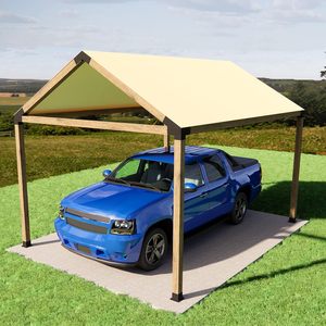 Supports de pergola à toit incliné 4 x 4 <span class=keywords><strong>Kit</strong></span> de supports DIY pour poutres en bois <span class=keywords><strong>Kit</strong></span> de pergola en acier durable pour abris de jardin - Product Image 2