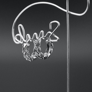 Pendientes Minimalistas de Acero Inoxidable, Pendientes de Moda Vintage, Ear Cuff para Mujeres y Hombres, Fabricación de Joyería Personalizada - Product Image 5