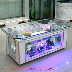 <span class=keywords><strong>Table</strong></span> <span class=keywords><strong>d</strong></span>'<span class=keywords><strong>aquarium</strong></span> de ménage minimaliste <span class=keywords><strong>Table</strong></span> <span class=keywords><strong>basse</strong></span> en verre rectangulaire de réservoir de tortue pour le salon pour l'usage de bureau - Product Image 3
