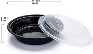 16Oz 24Oz 28Oz 32Oz Packaging Take Away Food Container Food Grade PP Disposable <b>Plastic</b> Lunch <b>Box</b> Meal Prep With Lid - Product Image 3