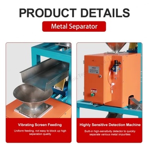 Détecteur de métaux pour l'industrie alimentaire et plastique JINDUN 6N4A2564, séparateur, détection 300-400 kg/h, alarme sonore/lumineuse - Product Image 5