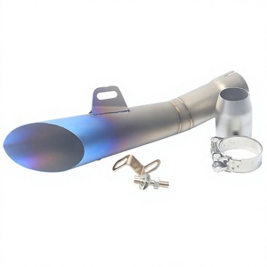 Tubo de Escape para Motocicleta Akrapovic, Universal, de Acero Inoxidable, 48 cm, Resistente a Altas Temperaturas, Estilo Urbano - Product Image 5
