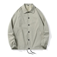 Hot Sale Herren Coaches Jacke Blank Custom Logo Plus Size Herren Coaches Jacke Plain Black Wind breaker Coaches Jacke