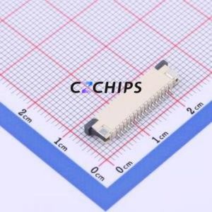 FPC-1.0AS-16PWBH25 FFC/FPC Connector SMD,P=1mm Connector Drawer Type Top Contact 16P 1mm - Product Image 2