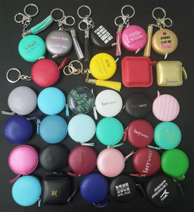 Tùy chỉnh giá rẻ ưa thích có thể thu vào sợi thủy tinh chính hãng điên da ngựa tua Keychain chu vi đầu đo băng - Product Image 6