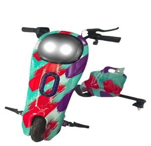 Kart tricycle <span class=keywords><strong>électrique</strong></span> à dérive réglable de 8 pouces-équipé d'un repose-pieds antidérapant et de roues en PU - Product Image 5