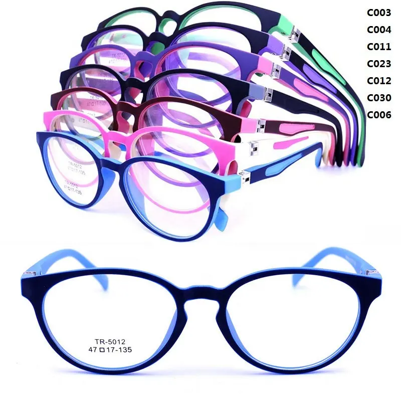 180 graus dobradiça flexível forma de elipse cor durável para crianças ativas armações de óculos óptica frete grátis