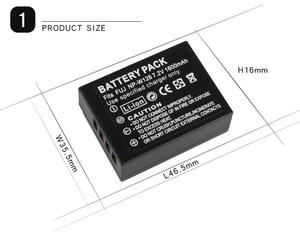 7.2V 1600mAh Batterie Rechargeable NP-W126 pour <span class=keywords><strong>Fujifilm</strong></span> XT20 <span class=keywords><strong>XT3</strong></span> X100VI X100V XS10 NP-W126S NPW126 XPro1 Pro2 Batteries X-Pro1 - Product Image 6