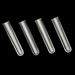 Einweg-Hartplastik für Röhren PS-Material Transparent Größe 15*100mm Freigabe-Röhrchen Hergestellt in China - Product Image 3