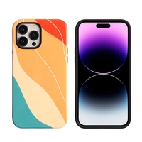 Coque de téléphone de luxe pour iPhone 14 13 Coque Sublimation Cover Imd Impression Coque pour iPhone 13 Pro