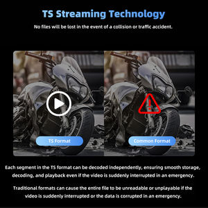 Pantalla de Navegación GPS para Motocicleta, Cámara Delantera y Trasera 1080P, Pantalla Táctil Impermeable IP68 de 5 Pulgadas, Receptor de Audio, Mirror Link, Wifi 5G - Product Image 3