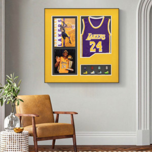 Baloncesto estrella Jersey pintura decorativa NBA superestrella arte de pared abstracto personalizado pinturas colgantes de alta calidad - Product Image 1