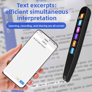 Lápiz de Traducción con Escaneo Transfronterizo, Escaneo sin Conexión, Compatible con 134 Idiomas, Incluido el Árabe, Función de Repetición de Voz y Grabación - Product Image 4