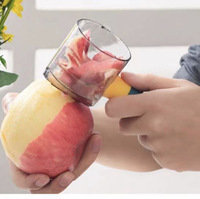 Keuken Groente- en Fruit Schilmesje Plastic Box-Type Spatwaterdichte Schraper Creatief Opbergbaar Multifunctioneel Ontwerp