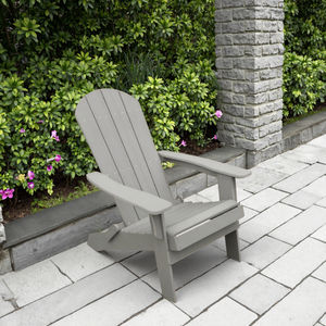 Modern Design <strong>Cedar</strong> <strong>Wood</strong> Adirondack Chair Outdoor Patio Lounger Armchair Half-Assembled for Park Courtyard Drop Shipping - Product Image 3