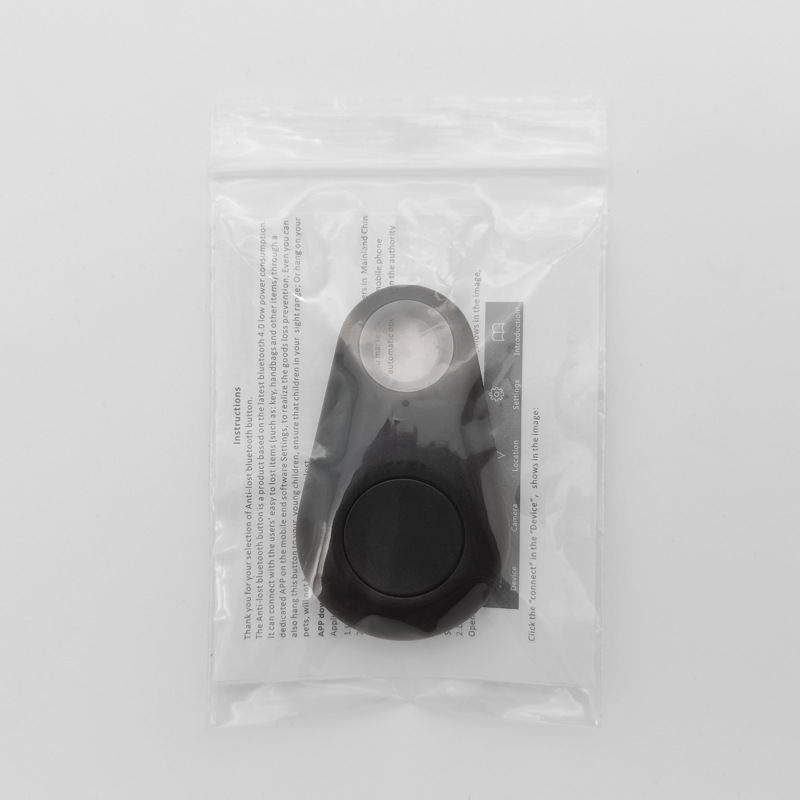 Noir + batterie + sac PE + instructions