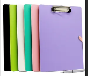 A4 Plastic Klemborden Meerdere Kleuren Clip Bord Met Metalen Clip Voor Arts Verpleegkundige Leraar Student