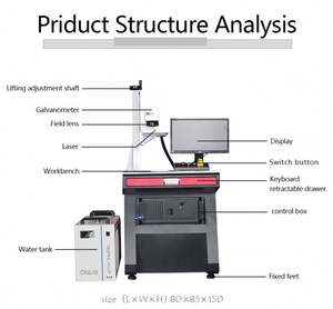 Máquina de Marcado Láser UV Galvo 3D con Enfriamiento por Agua y Enfoque Automático, 3w 5w 10w, para Impresión en Ropa - Product Image 3