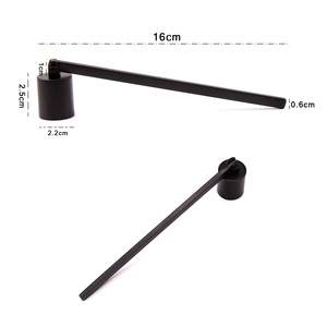 Accueil <span class=keywords><strong>Cloche</strong></span> d'extinction de <span class=keywords><strong>bougie</strong></span> rétro haut de gamme en métal à long manche - Product Image 6