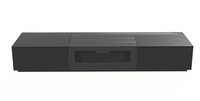 Projecteur laser UST 100/120 pouces avec cabinet motorisé et écran cristal noir 16:9, système de levage au sol intégré